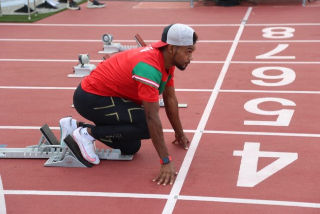 من تدريبات بركات الحارثي