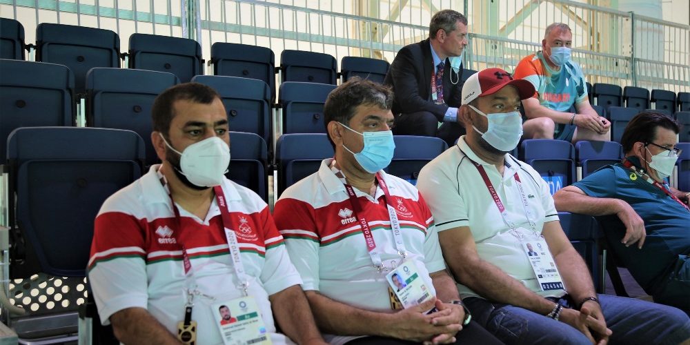 من حضور البعثة الرسمية لمشاركة الرامي حمد الخاطري