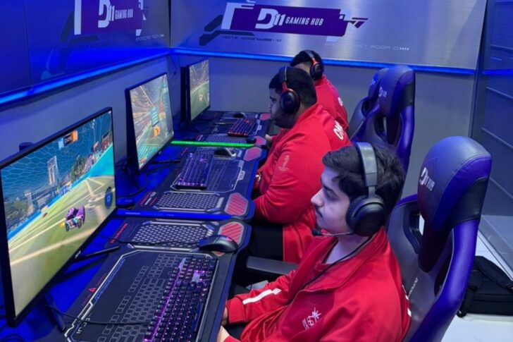 من تدريبات لاعبي منتخب الرياضات الإلكترونية