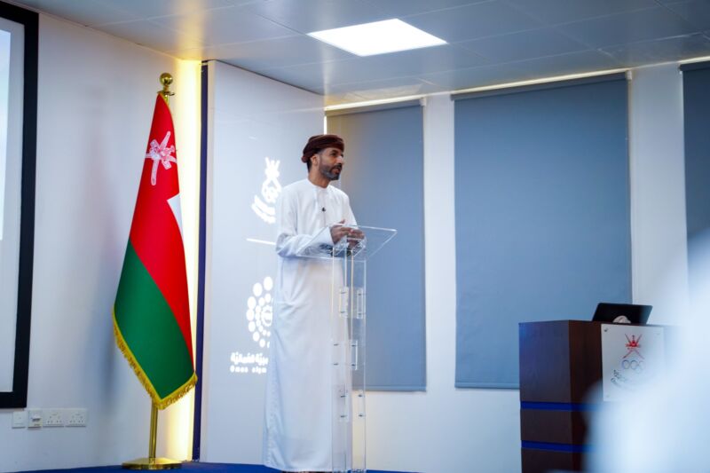 Image for the Tweet beginning: 📸|نظمت #اللجنة_الأولمبية_العمانية صباح اليوم ورشة